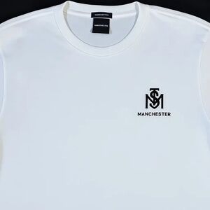 Monastery White Logo T-Shirt – Size Medium